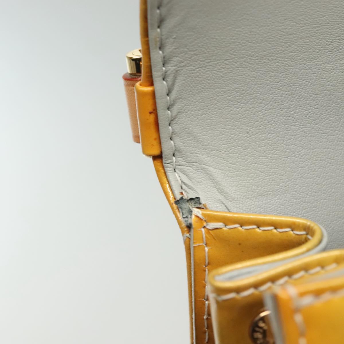 LOUIS VUITTON Monogram Vernis Spring Street Hand Bag Gris M91029 LV Auth 140066