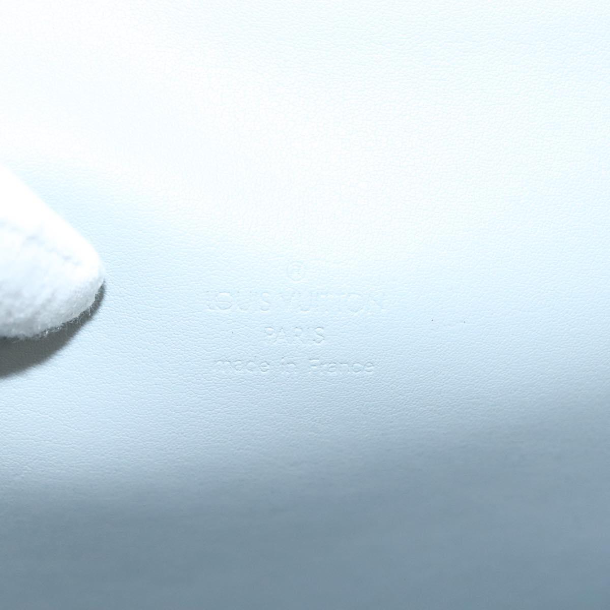 LOUIS VUITTON Monogram Vernis Spring Street Hand Bag Gris M91029 LV Auth 140066