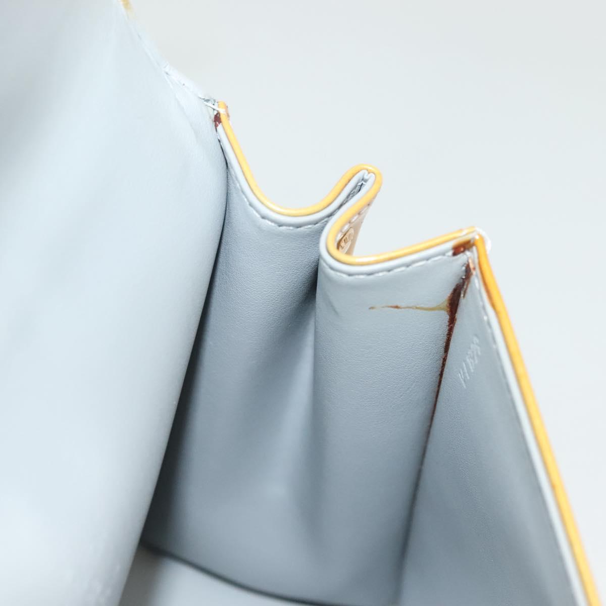 LOUIS VUITTON Monogram Vernis Spring Street Hand Bag Gris M91029 LV Auth 140066