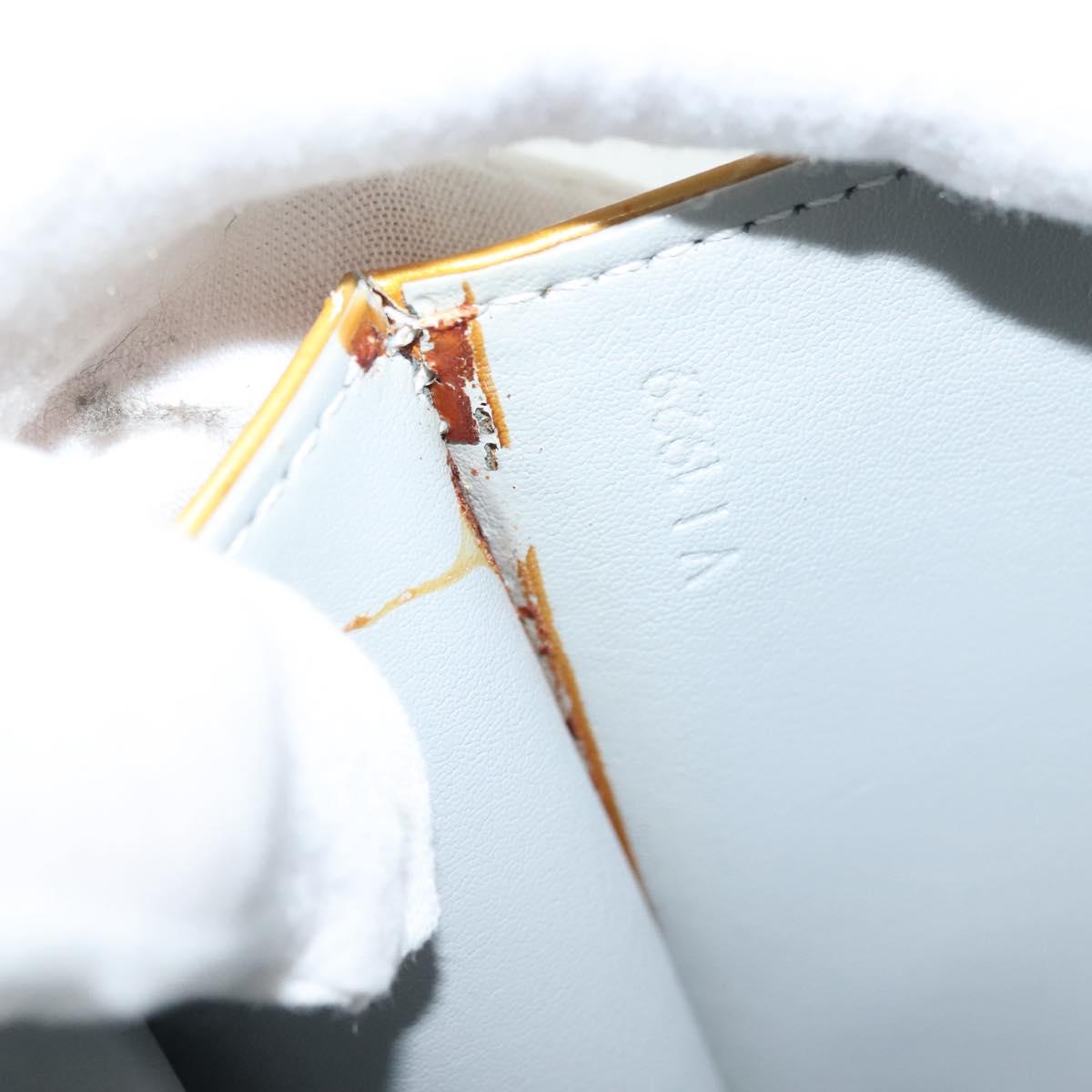 LOUIS VUITTON Monogram Vernis Spring Street Hand Bag Gris M91029 LV Auth 140066