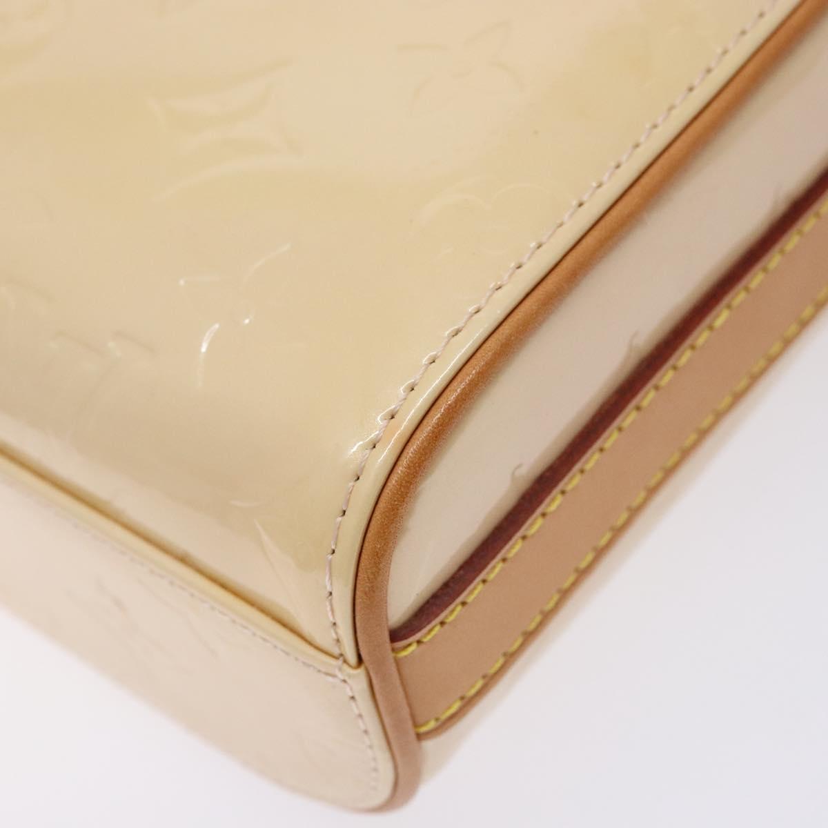 LOUIS VUITTON Vernis Sullivan Vertical Bag Marshmallow Pink M91298 Auth 140067