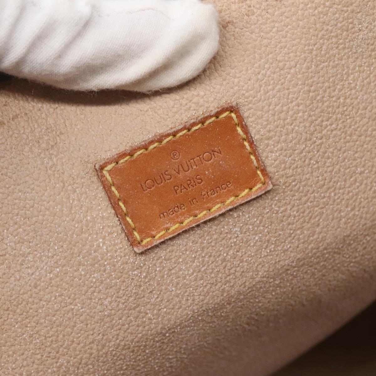 LOUIS VUITTON Monogram Sac Plat Hand Bag M51140 LV Auth 140069