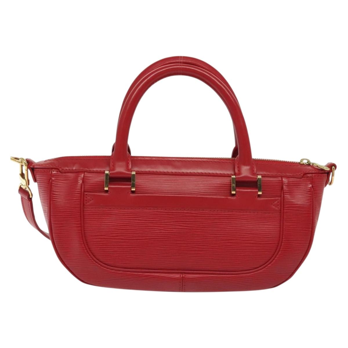 LOUIS VUITTON Epi Danura PM Hand Bag 2way Red M5891E LV Auth 140071