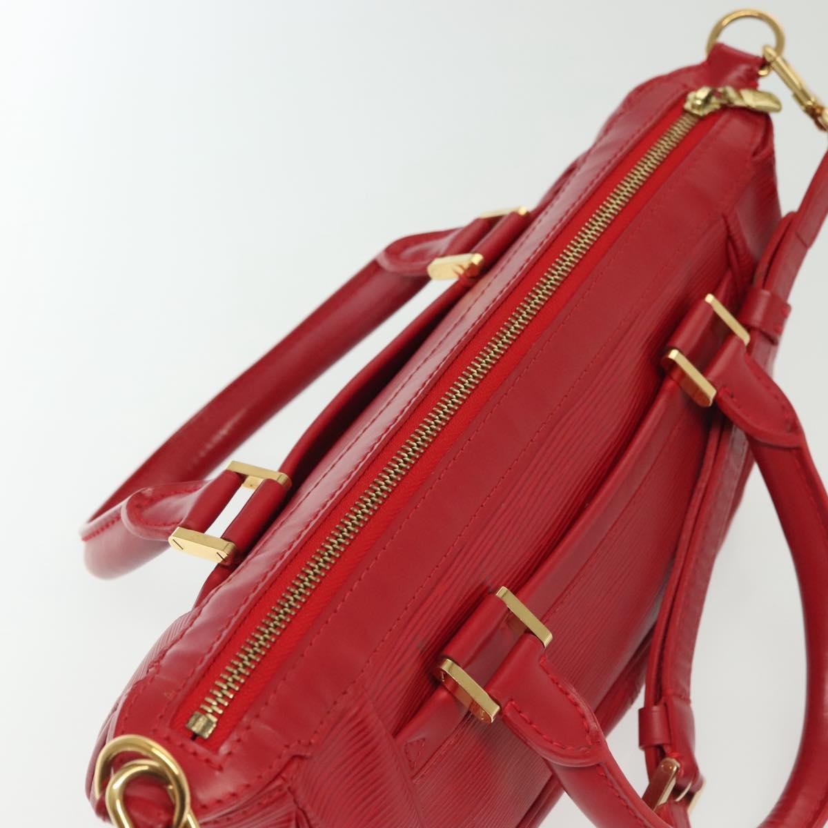 LOUIS VUITTON Epi Danura PM Hand Bag 2way Red M5891E LV Auth 140071