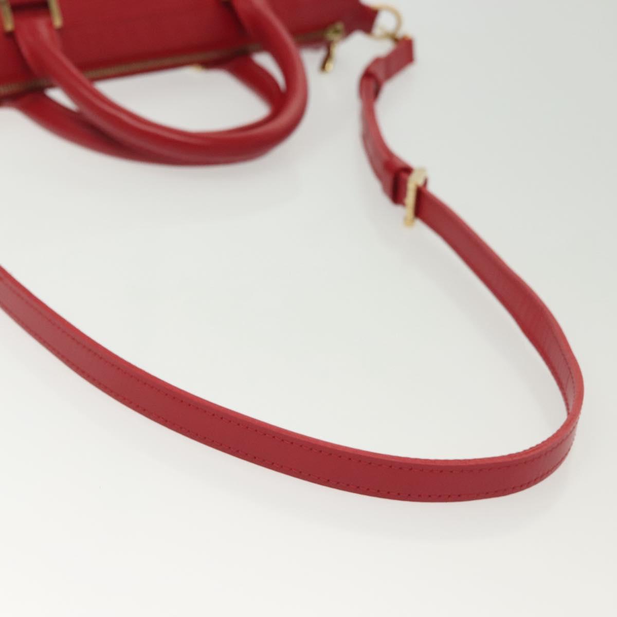 LOUIS VUITTON Epi Danura PM Hand Bag 2way Red M5891E LV Auth 140071