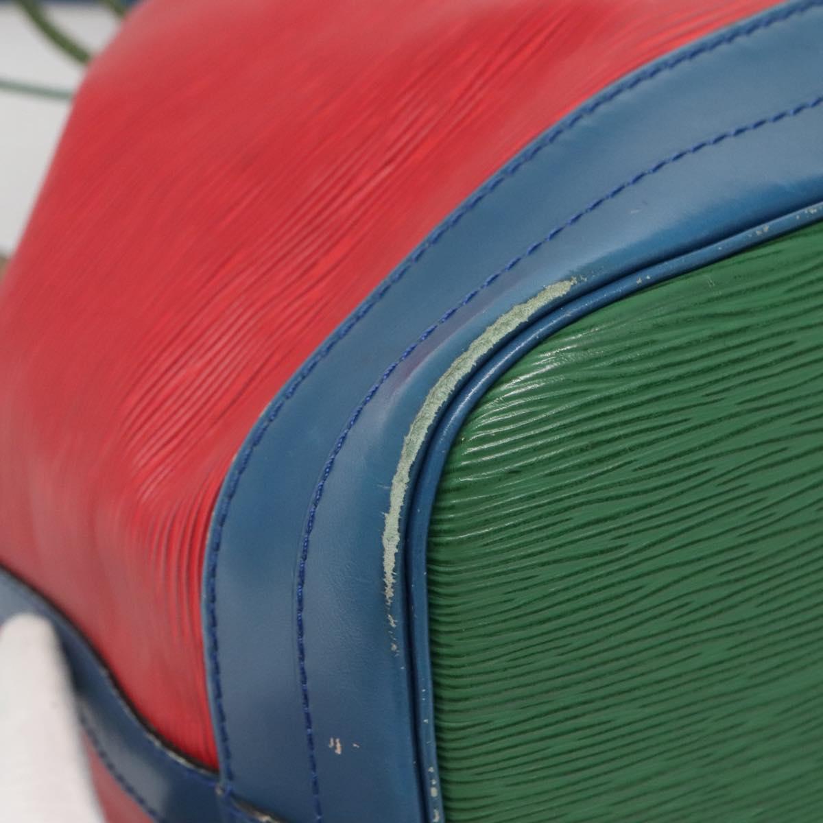 LOUIS VUITTON Epi Toriko color Noe Bag Red Blue Green M44084 LV Auth 140074