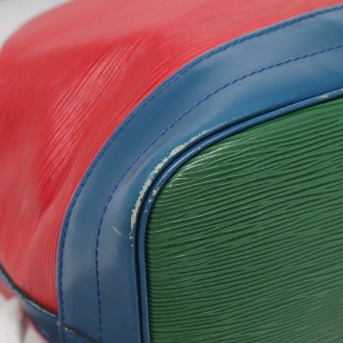 LOUIS VUITTON Epi Toriko color Noe Bag Red Blue Green M44084 LV Auth 140074