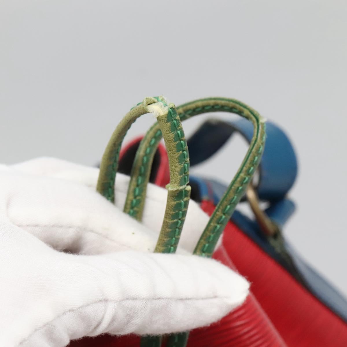 LOUIS VUITTON Epi Toriko color Noe Bag Red Blue Green M44084 LV Auth 140074