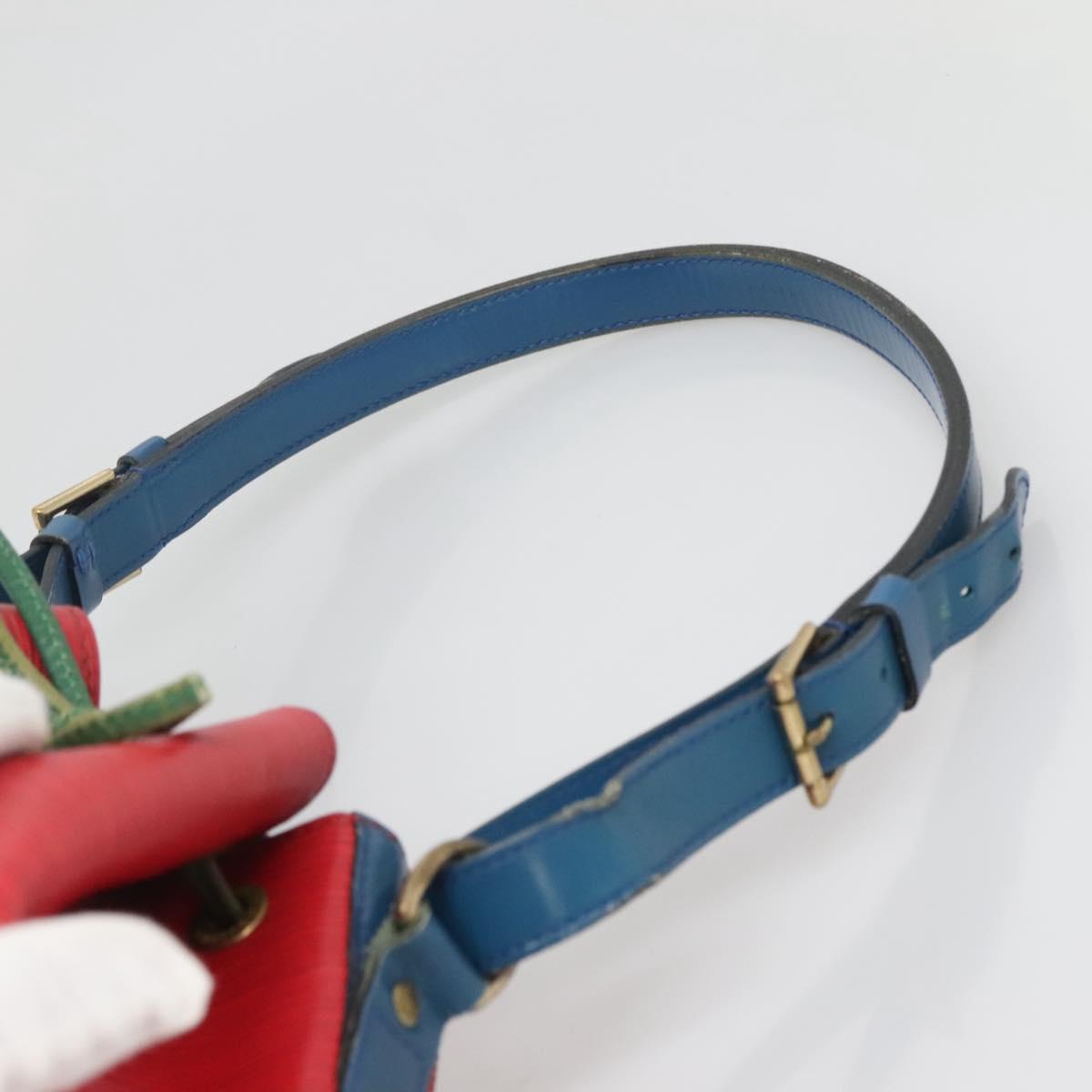 LOUIS VUITTON Epi Toriko color Noe Bag Red Blue Green M44084 LV Auth 140074