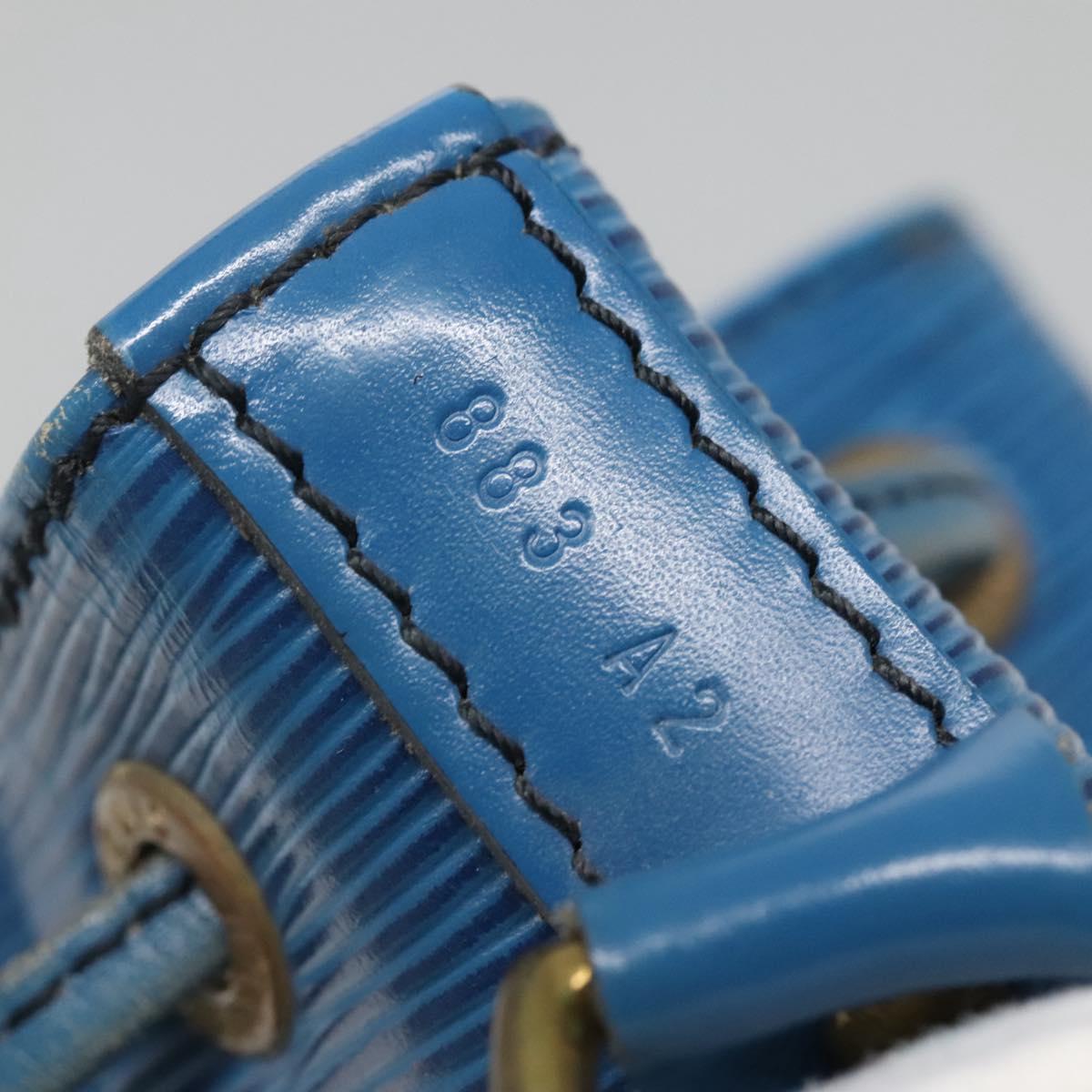 LOUIS VUITTON Epi Noe Shoulder Bag Toledo Blue M44005 LV Auth 140075