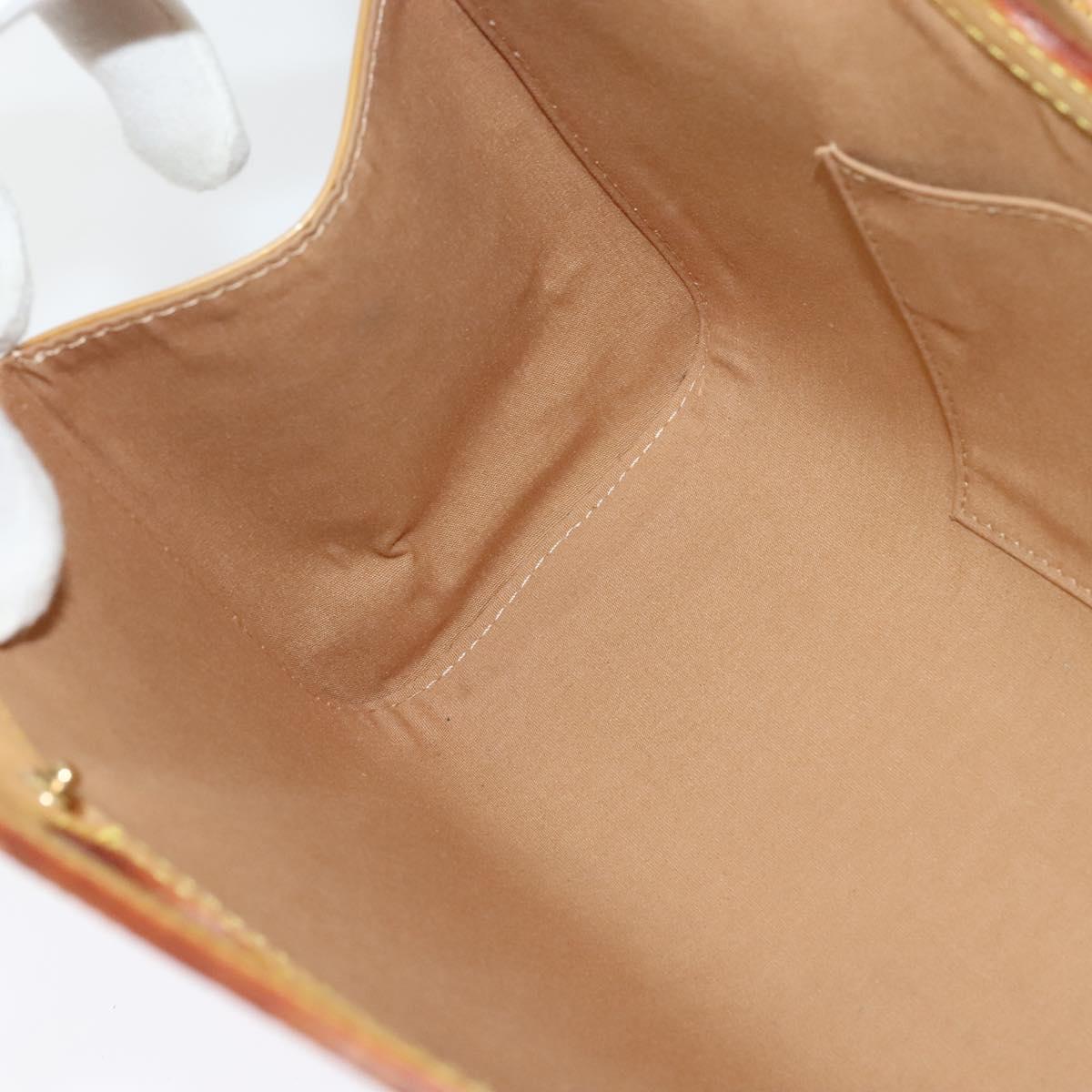 LOUIS VUITTON Monogram Vernis Roxbury Drive Bag 2Way Noisette M91372 Auth 140081