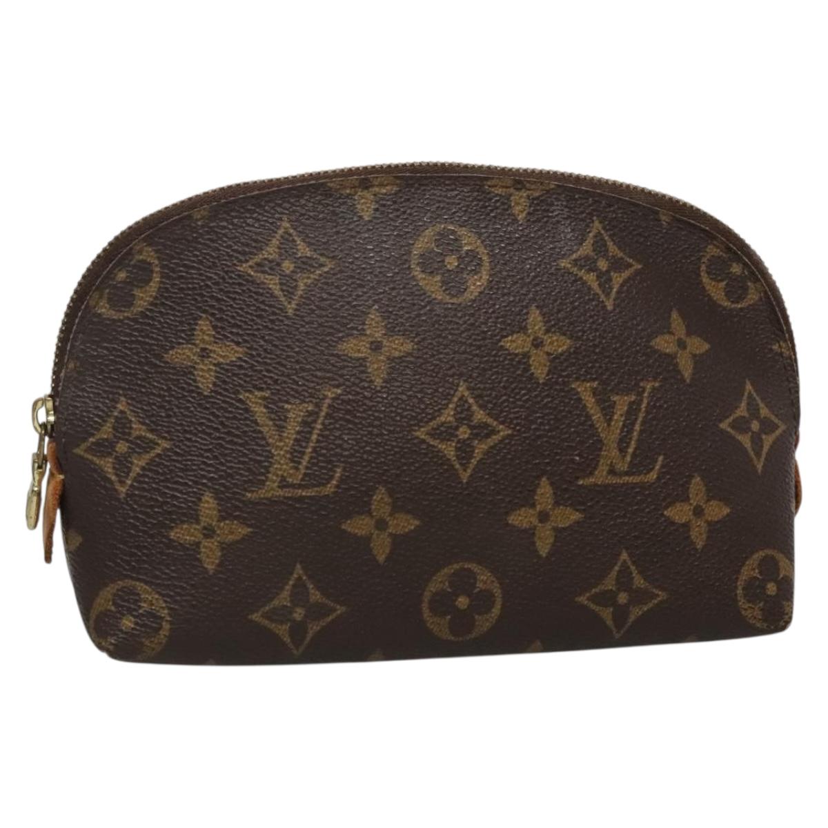 LOUIS VUITTON Monogram Pochette Cosmetic PM Pouch M43998 LV Auth 140084
