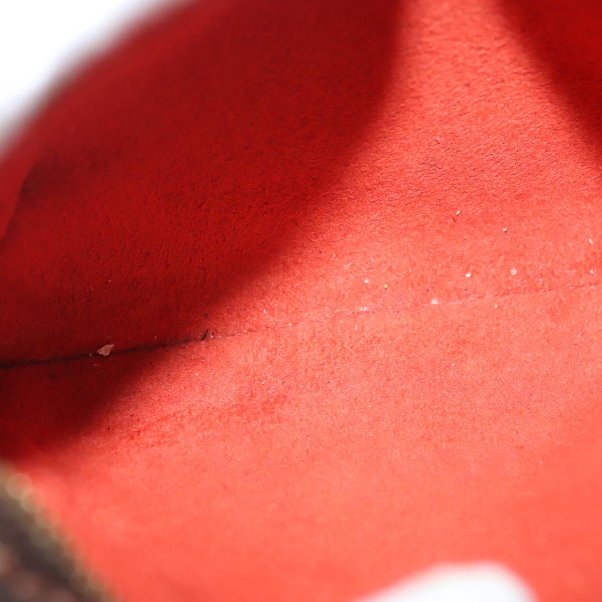 LOUIS VUITTON Damier Ebene Manosque GM Accessory Pouch N51120 LV Auth 140086