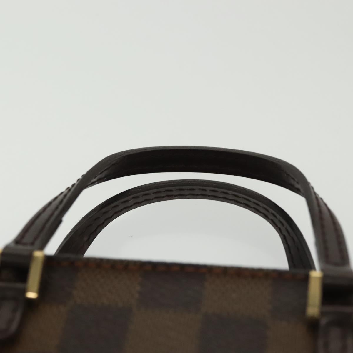 LOUIS VUITTON Damier Ebene Manosque GM Accessory Pouch N51120 LV Auth 140086