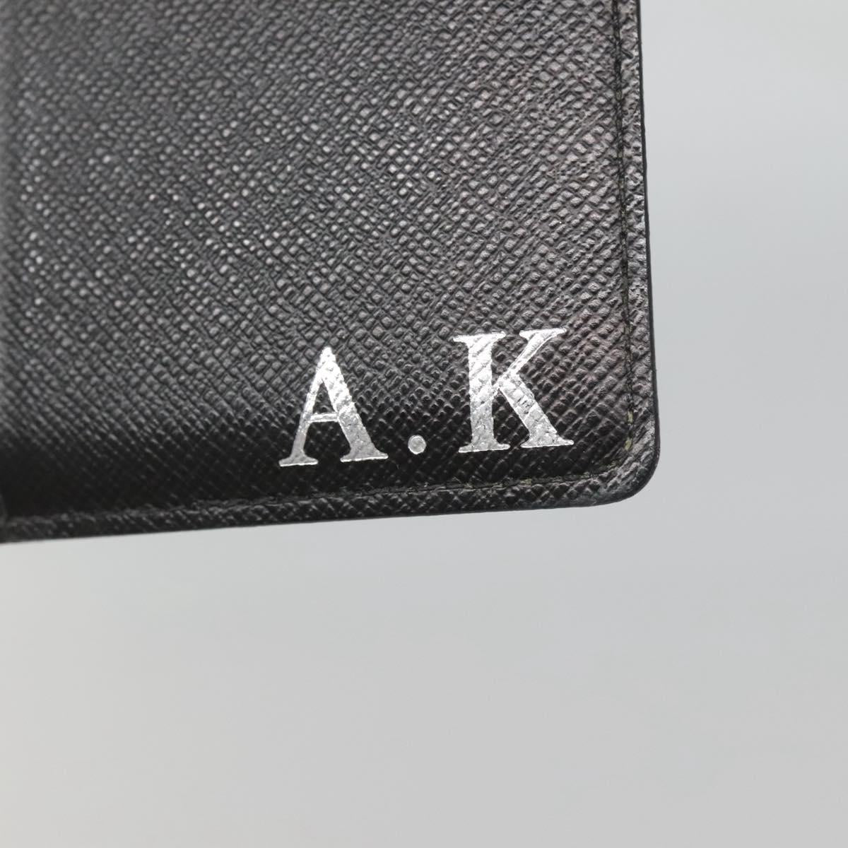 LOUIS VUITTON Damier Graphite Agenda PM Day Planner Cover R21130 LV Auth 140089