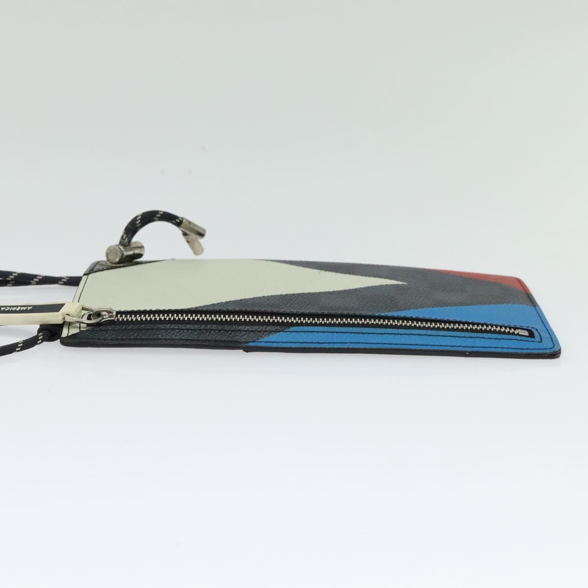 LOUIS VUITTON Damier Graphite Pochette Phone Shoulder Bag N41630 LV Auth 140090