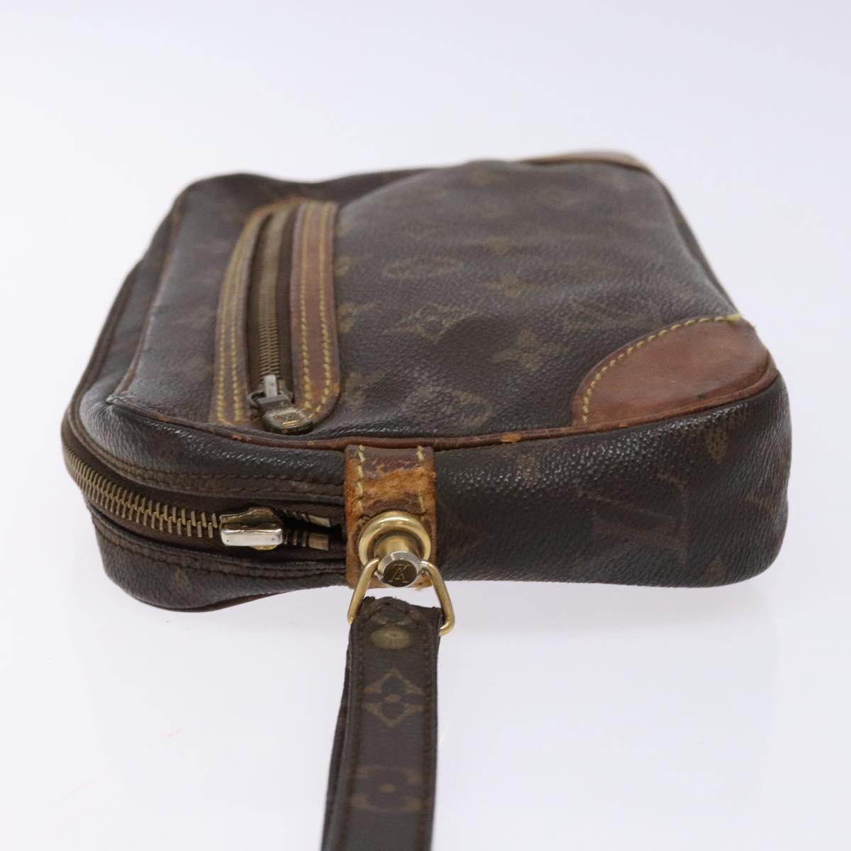 LOUIS VUITTON Monogram Marly Dragonne GM Clutch Bag M51825 LV Auth 140150