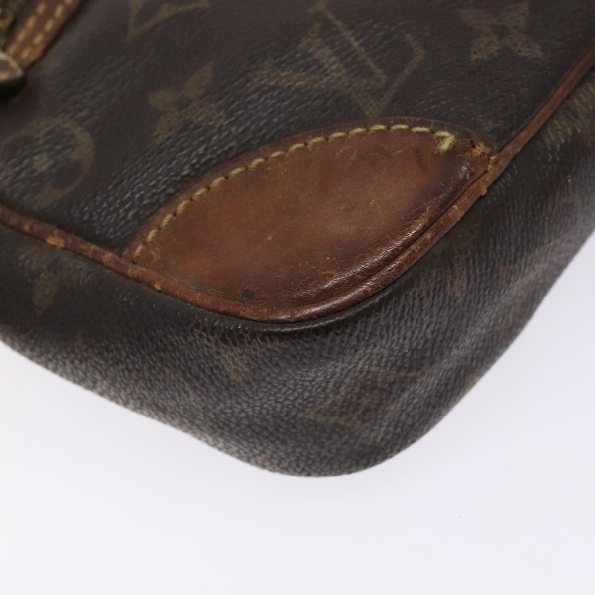 LOUIS VUITTON Monogram Marly Dragonne GM Clutch Bag M51825 LV Auth 140150