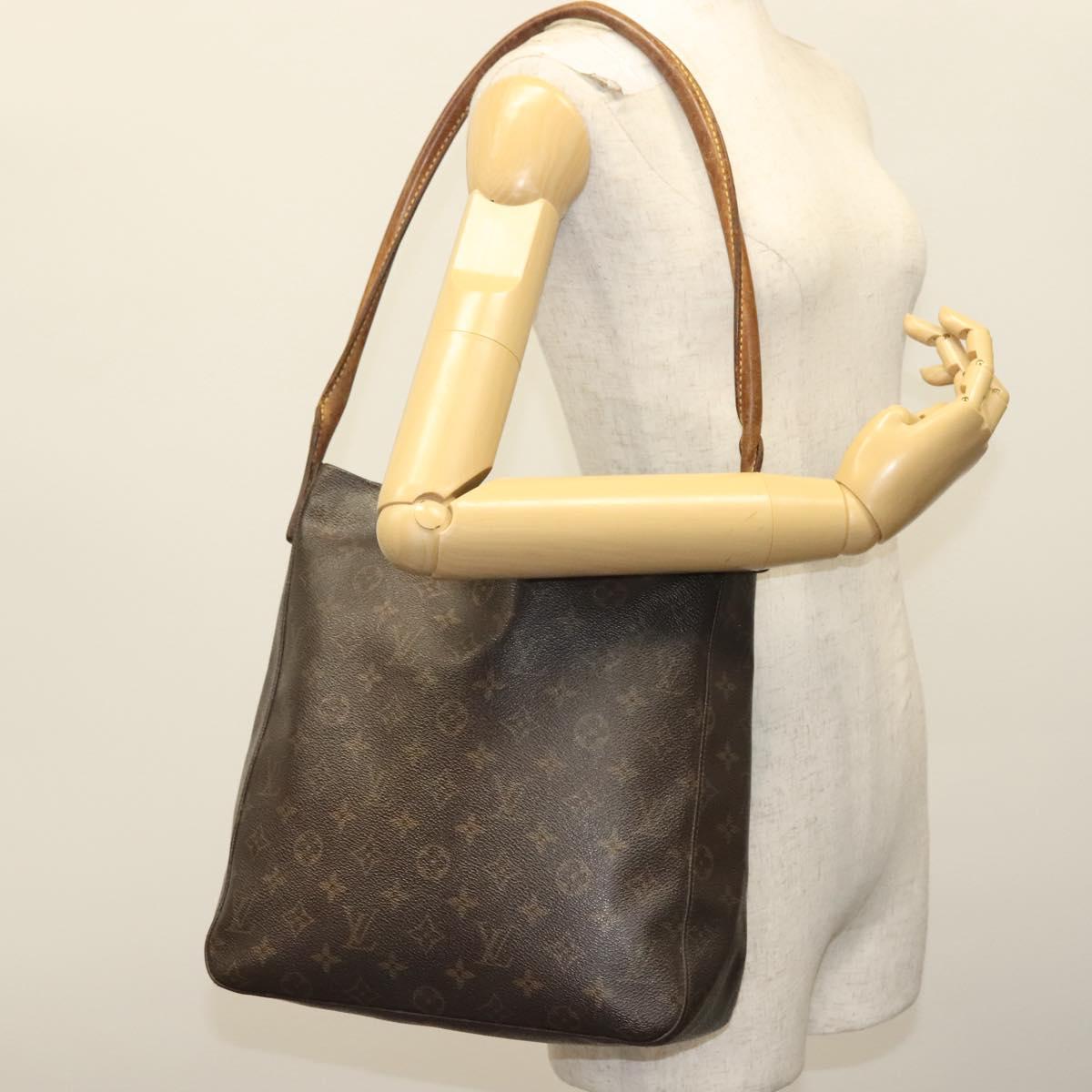 LOUIS VUITTON Monogram Looping GM Shoulder Bag M51145 LV Auth 140151