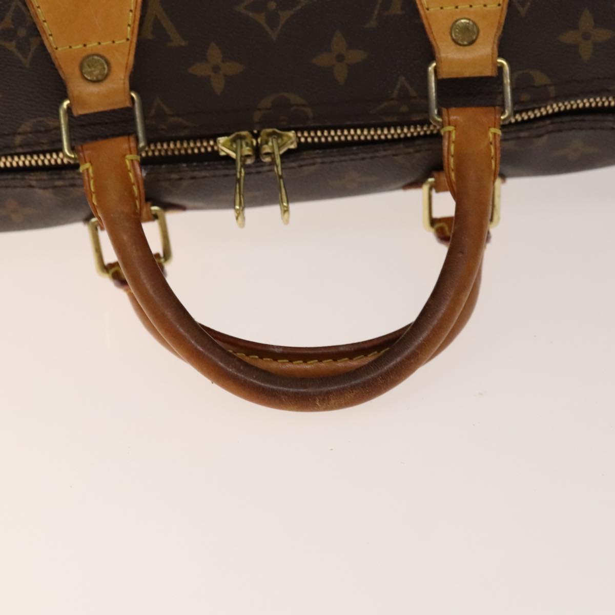 LOUIS VUITTON Monogram Speedy Bandouliere 35 Hand Bag M40392 LV Auth 140152