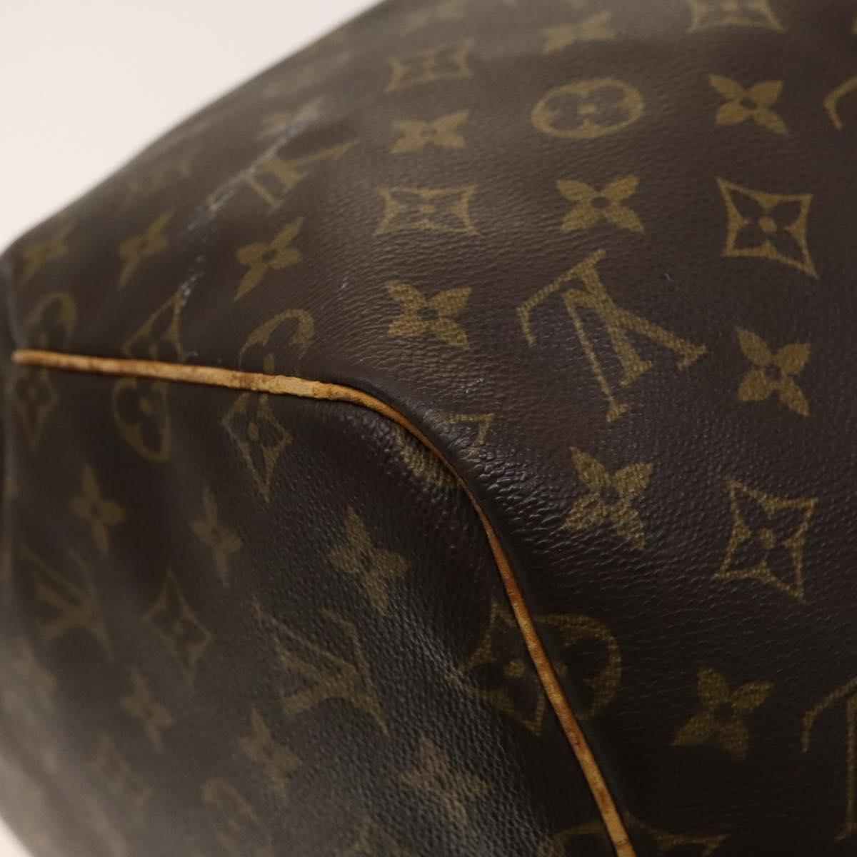 LOUIS VUITTON Monogram Keepall 55 Boston Bag M41424 LV Auth 140155