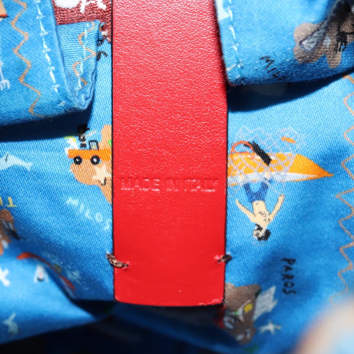 Christian Louboutin Shoulder Bag Canvas 2way Beige Gold Auth 140158V