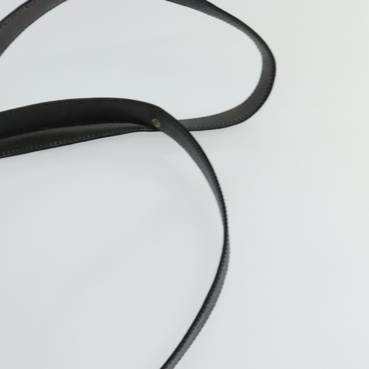 Salvatore Ferragamo Gancini Backpack Leather 2way Gray Silver Auth 140161