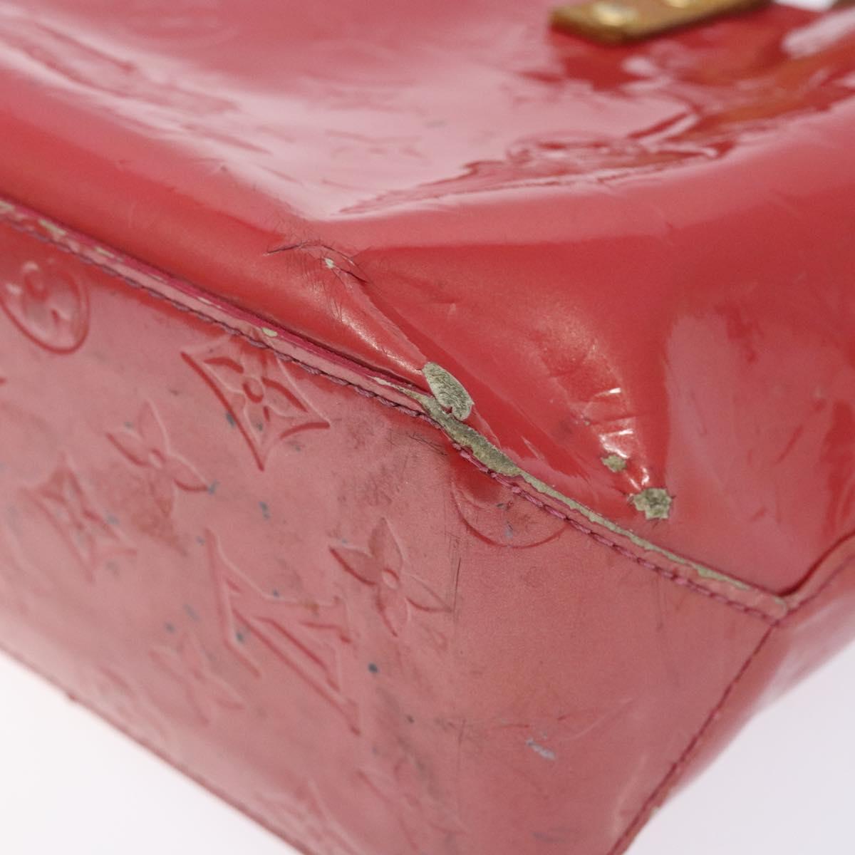LOUIS VUITTON Monogram Vernis Reade PM Hand Bag Fran Boise M9132F LV Auth 140167