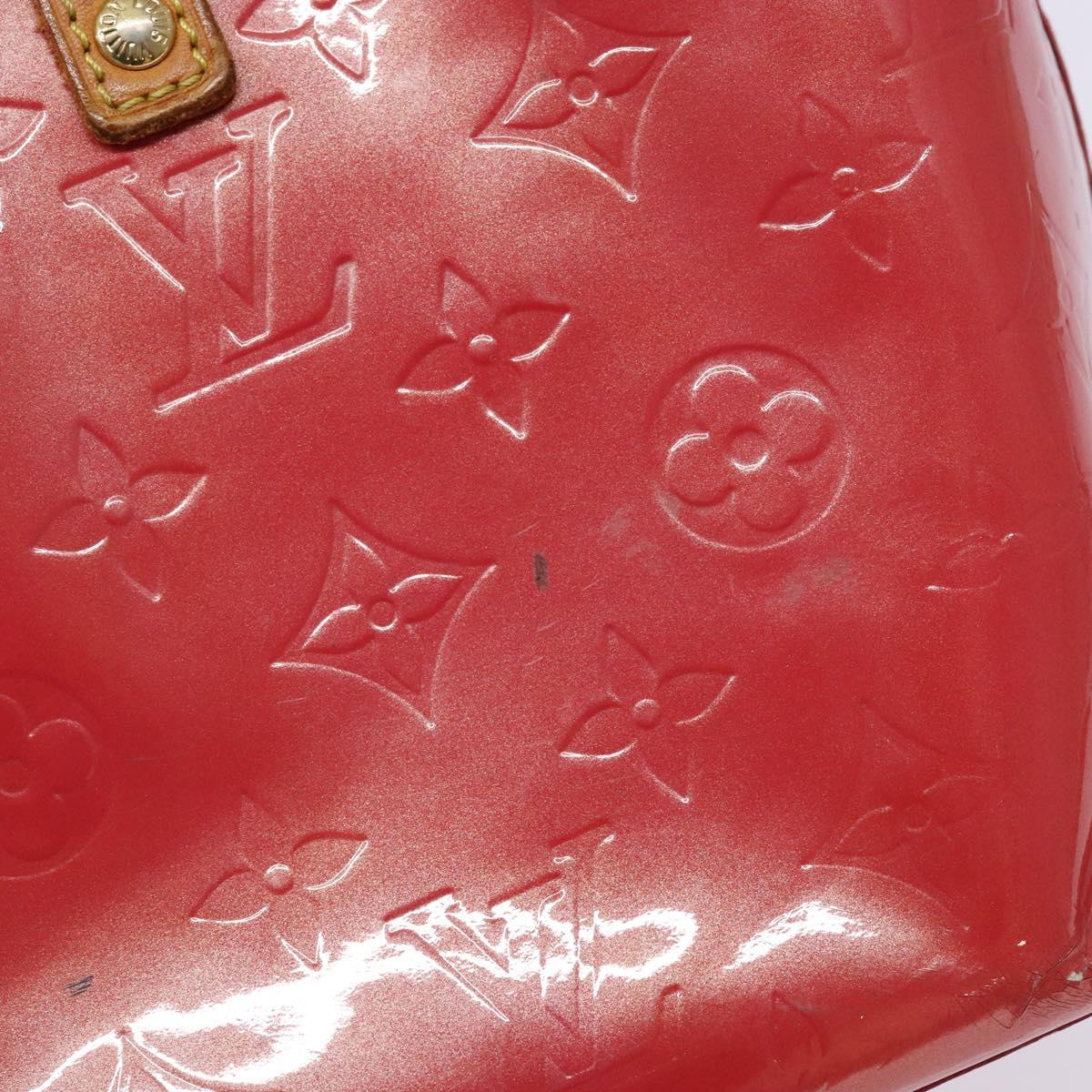 LOUIS VUITTON Monogram Vernis Reade PM Hand Bag Fran Boise M9132F LV Auth 140167
