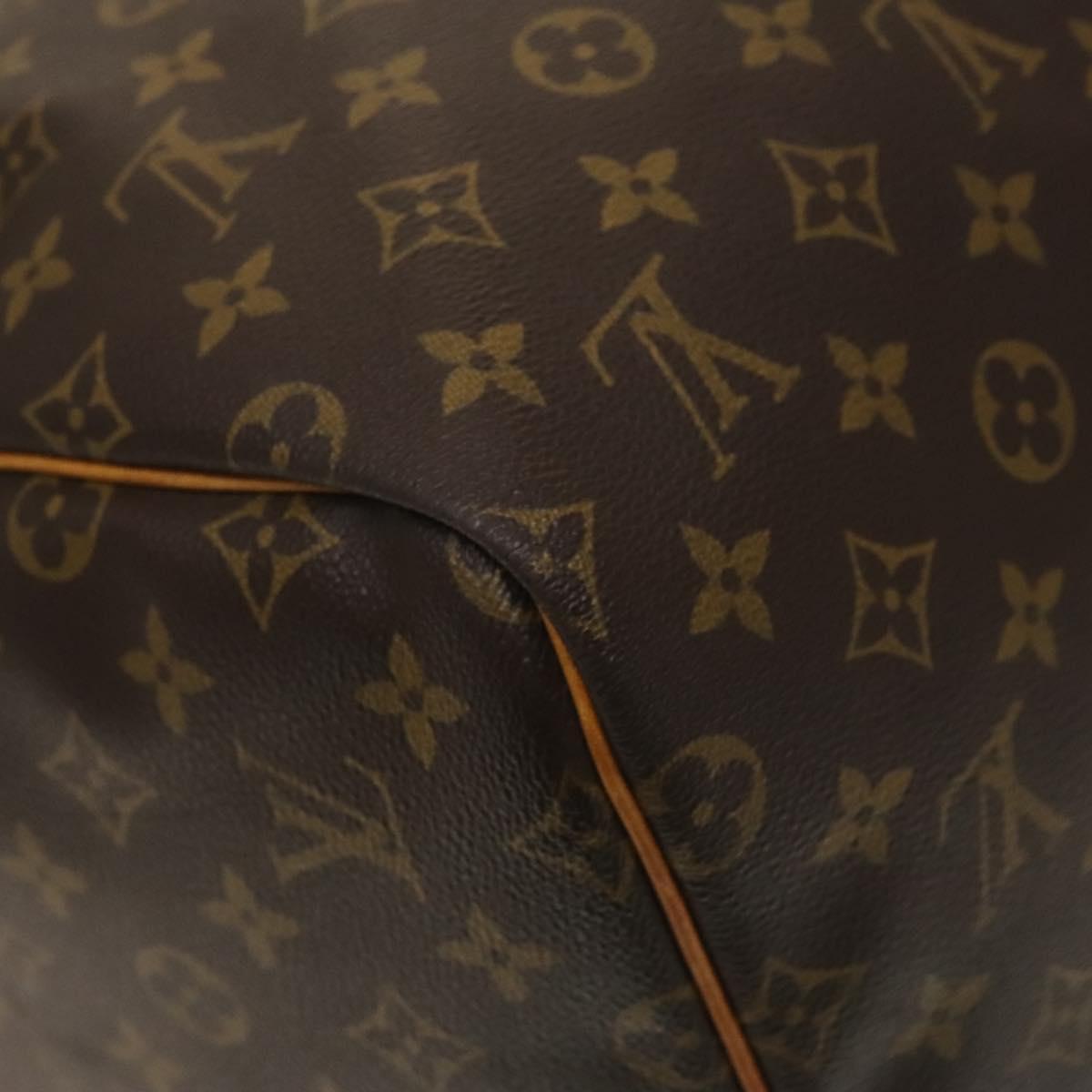 LOUIS VUITTON Monogram Keepall 55 Boston Bag M41424 LV Auth 140173