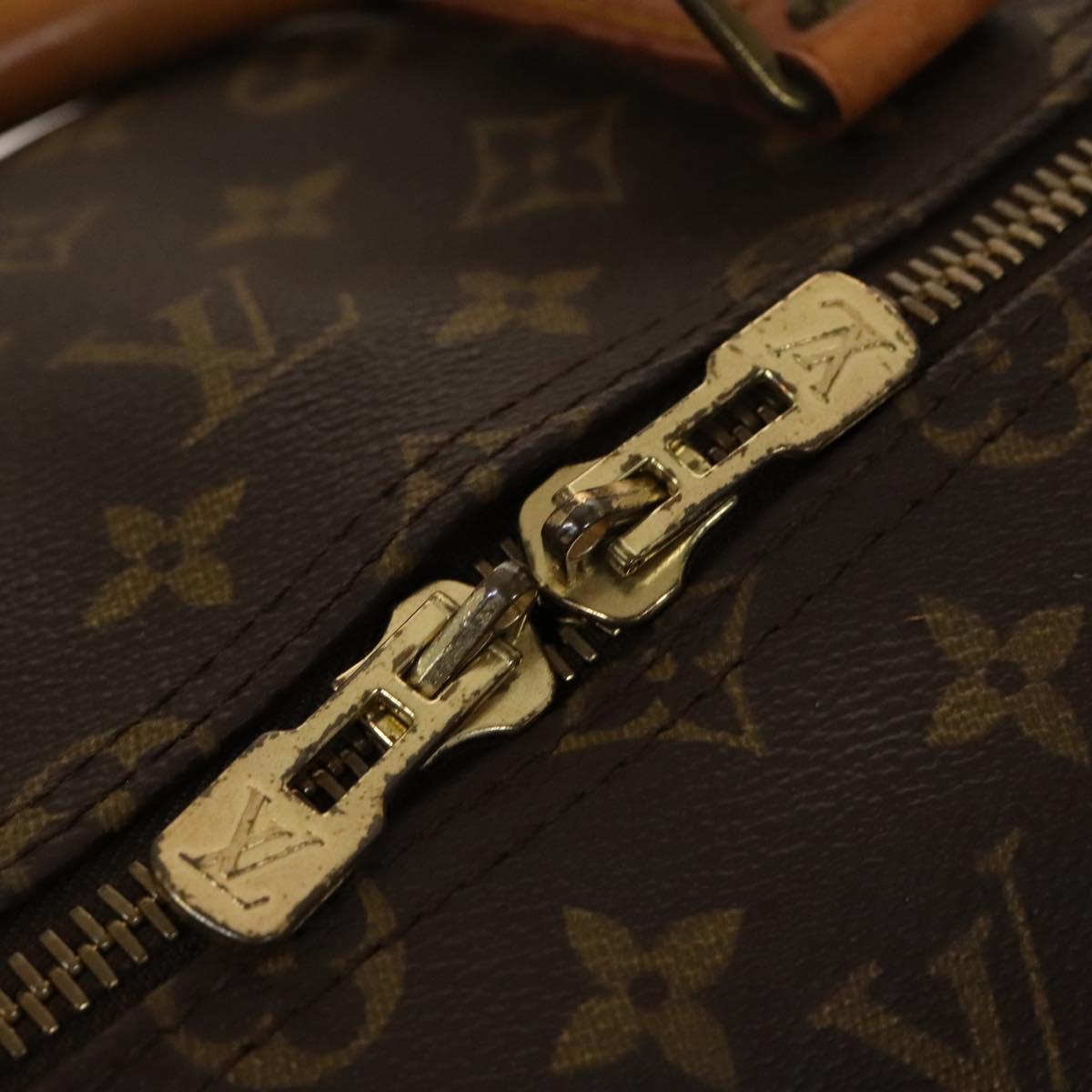 LOUIS VUITTON Monogram Keepall 55 Boston Bag M41424 LV Auth 140173