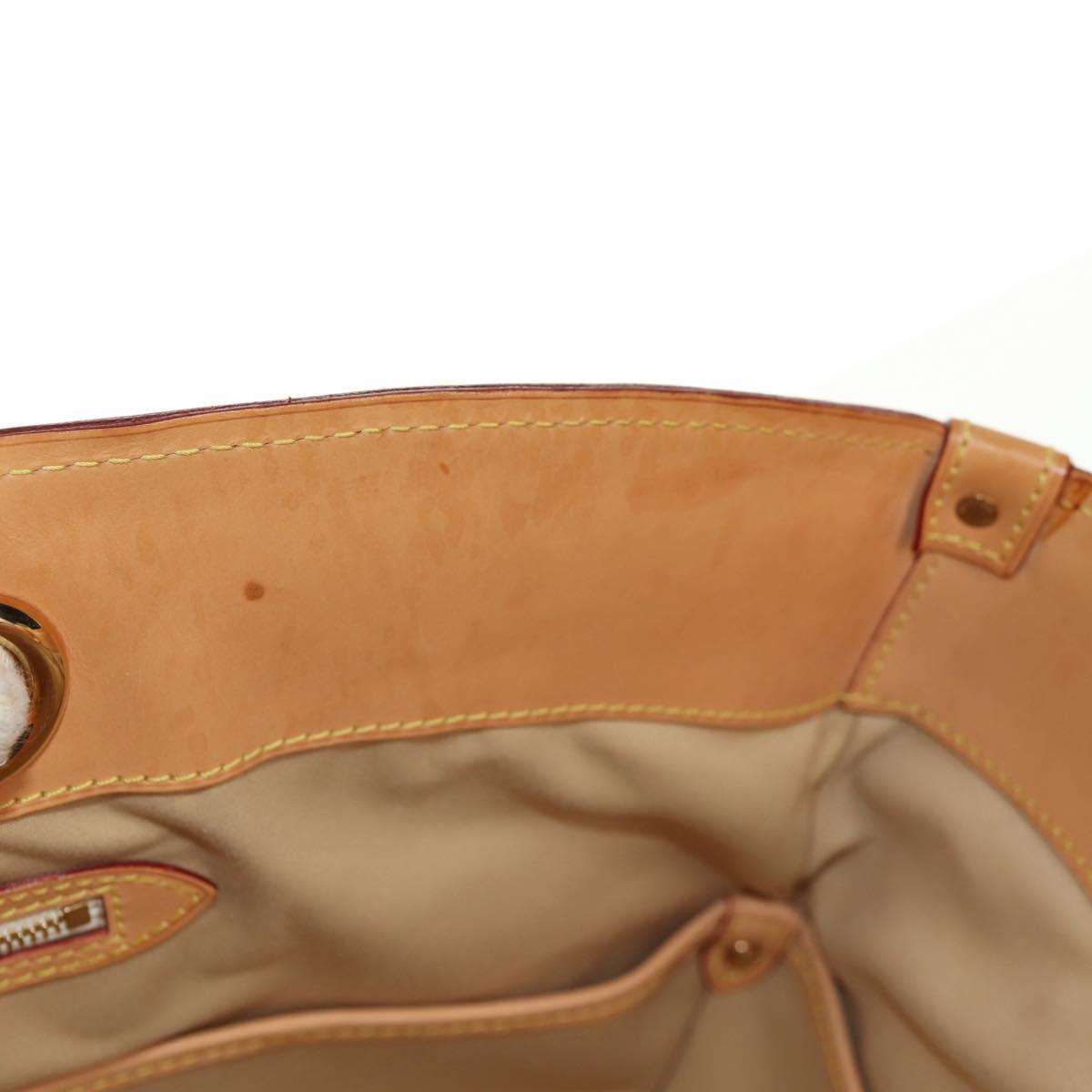 LOUIS VUITTON Damier Azur Pombronn PM Shoulder Bag N48057 LV Auth 140201V