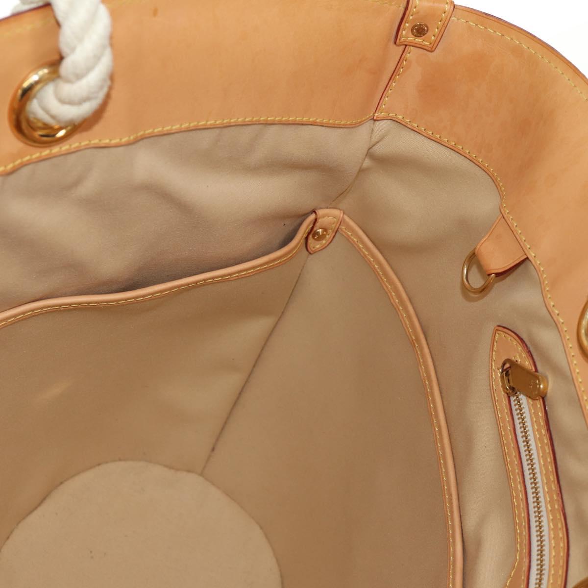 LOUIS VUITTON Damier Azur Pombronn PM Shoulder Bag N48057 LV Auth 140201V