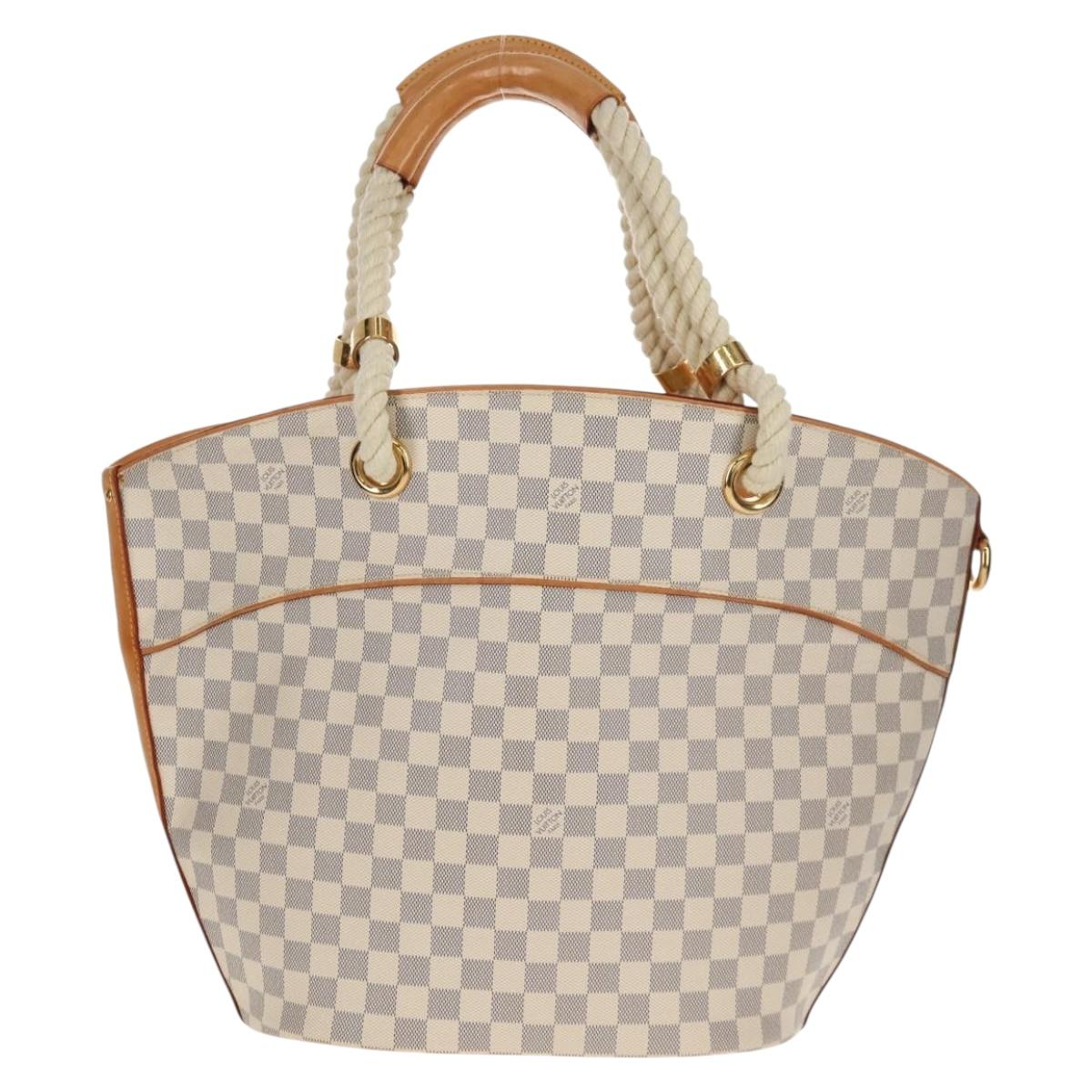 LOUIS VUITTON Damier Azur Pombronn PM Shoulder Bag N48057 LV Auth 140201V