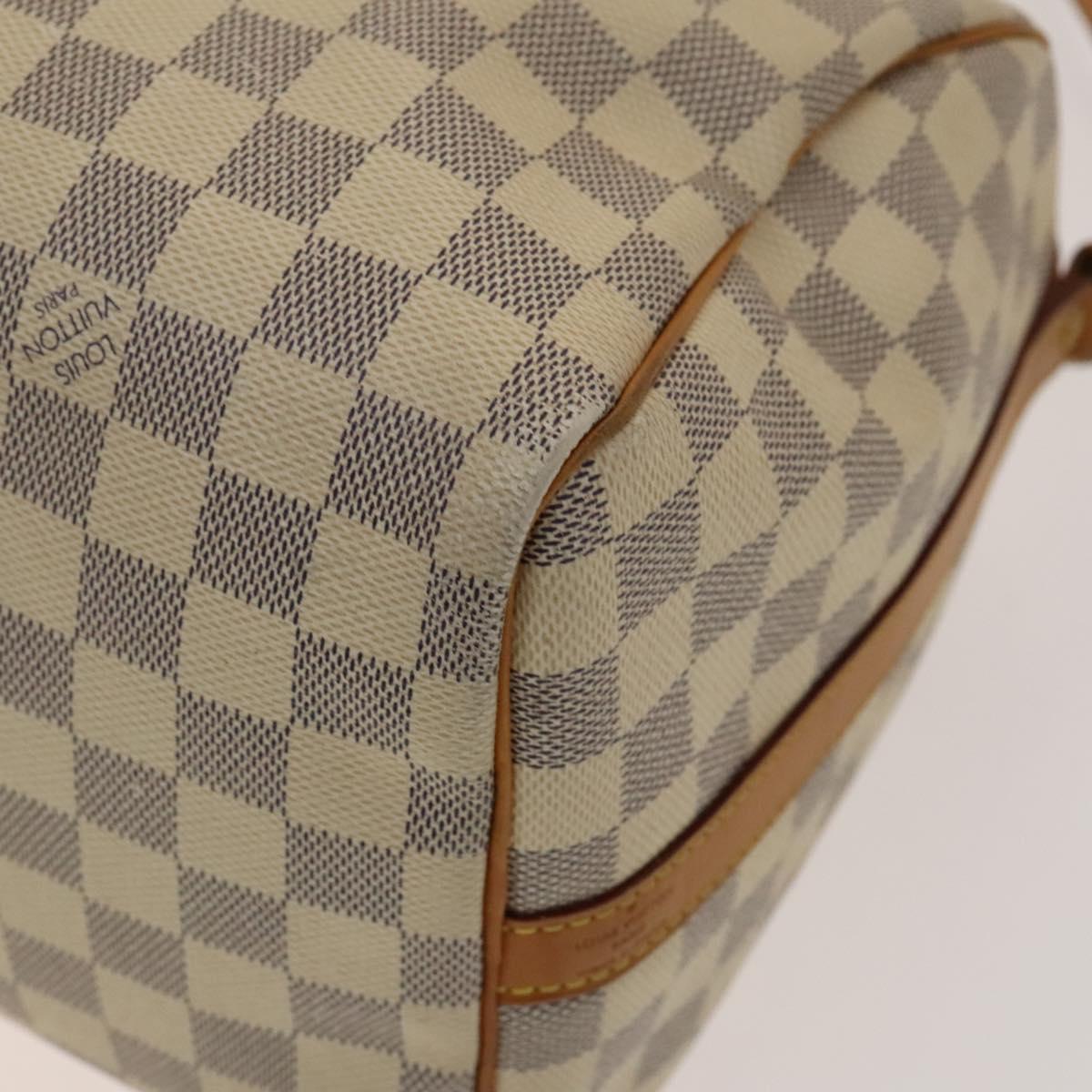 LOUIS VUITTON Damier Azur Speedy Bandouliere 30 Bag 2way N41052 LV Auth 140202