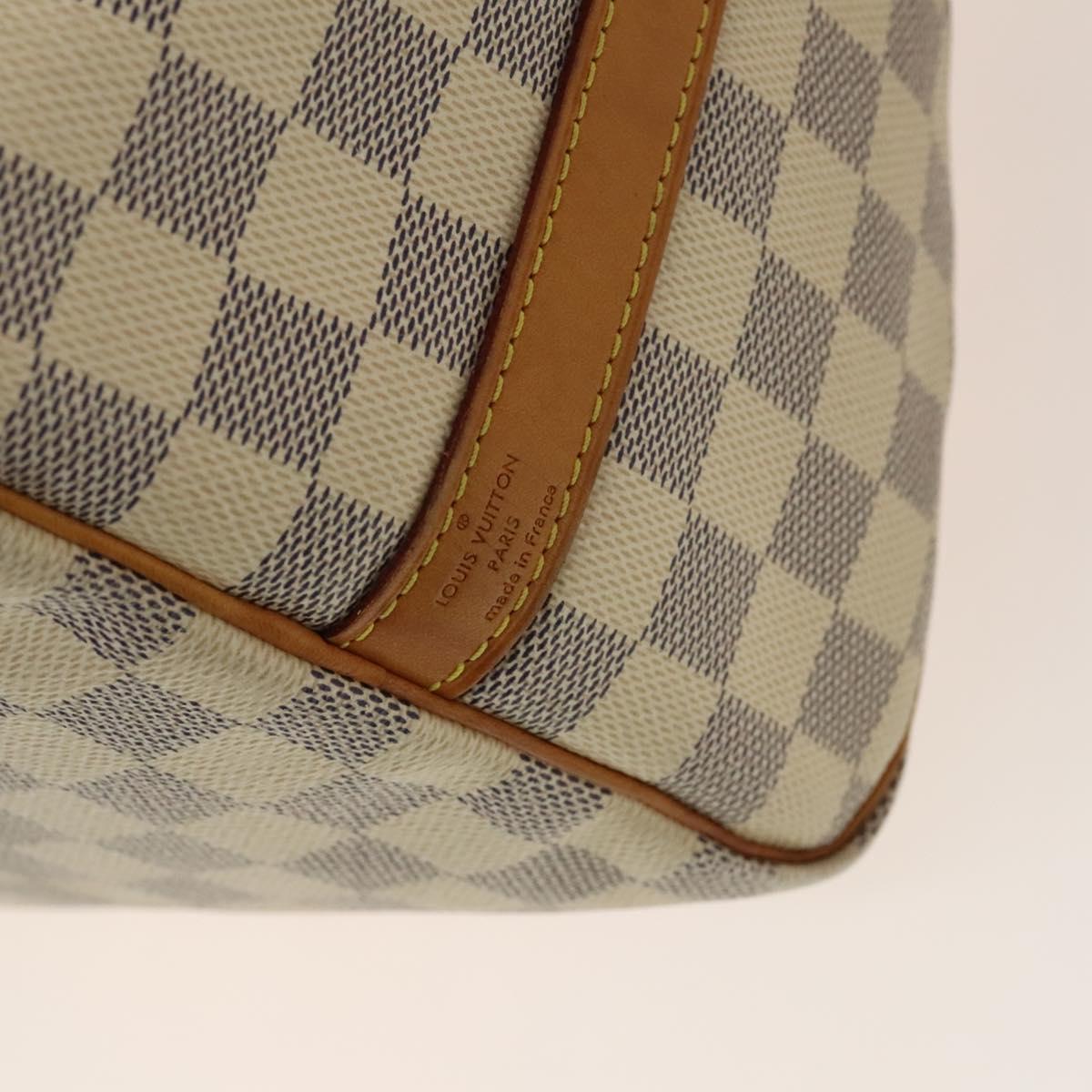 LOUIS VUITTON Damier Azur Speedy Bandouliere 30 Bag 2way N41052 LV Auth 140202