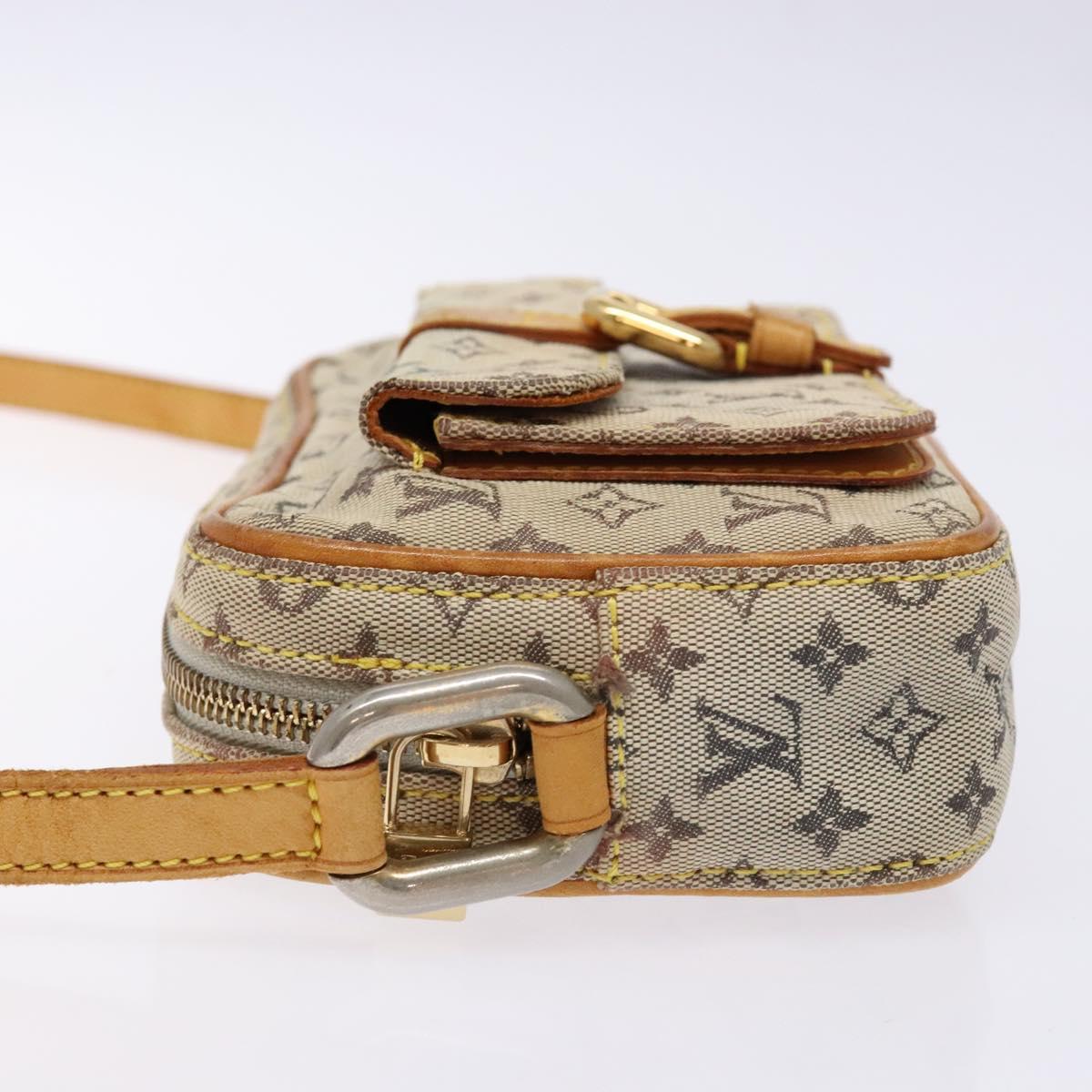 LOUIS VUITTON Monogram Mini Juliet MM Shoulder Bag Blue M92004 LV Auth 140203