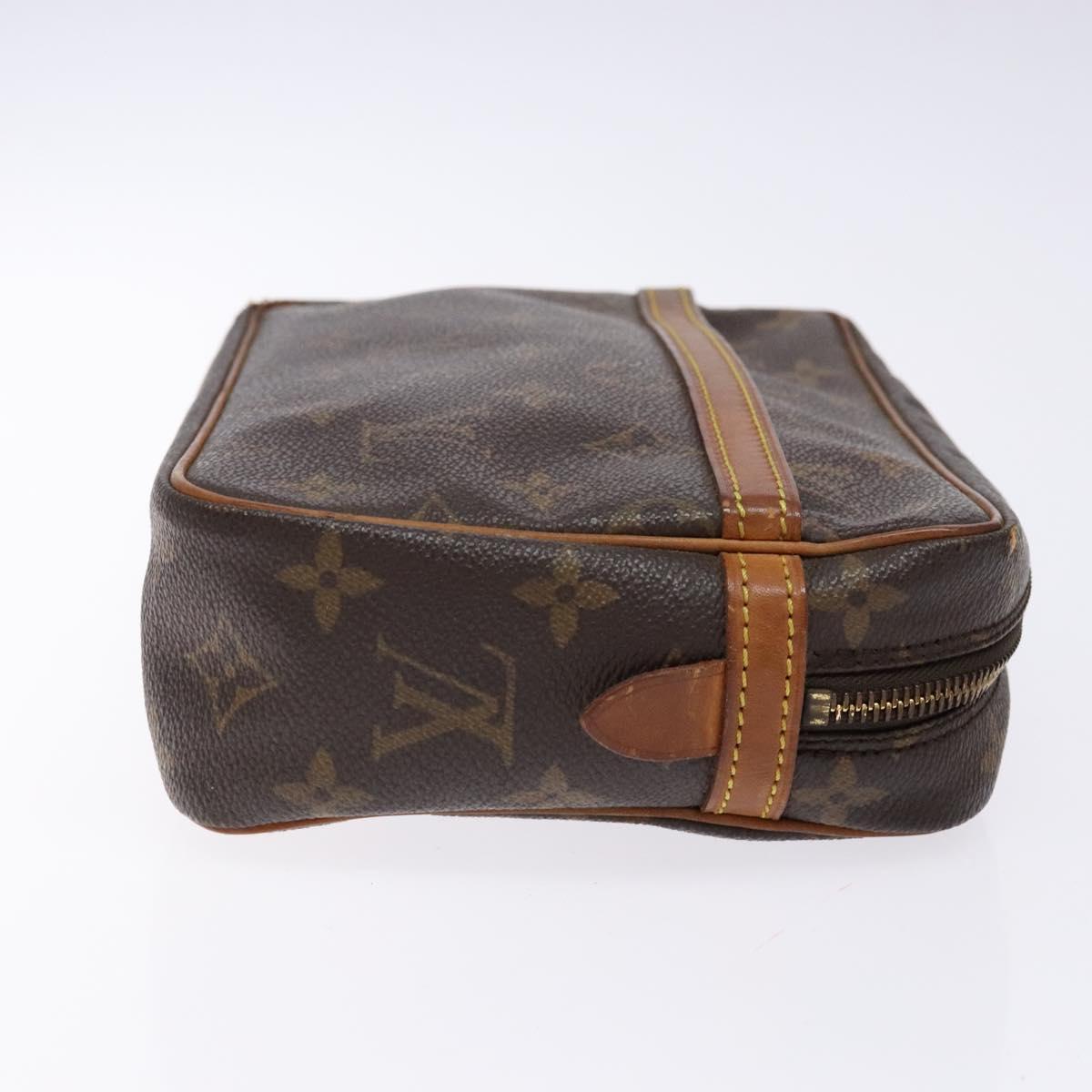 LOUIS VUITTON Monogram Compiegne 23 Clutch Bag M51847 LV Auth 140209