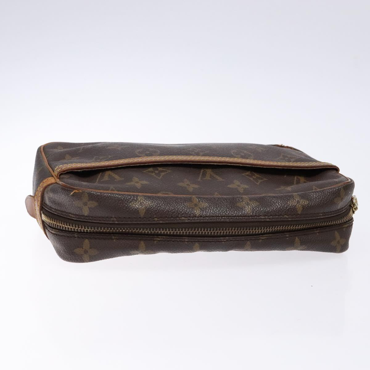 LOUIS VUITTON Monogram Compiegne 23 Clutch Bag M51847 LV Auth 140209