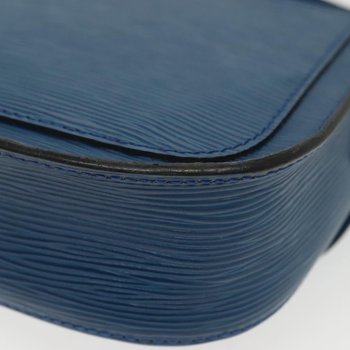 LOUIS VUITTON Epi Saint Cloud PM Shoulder Bag Blue M52195 LV Auth 140230
