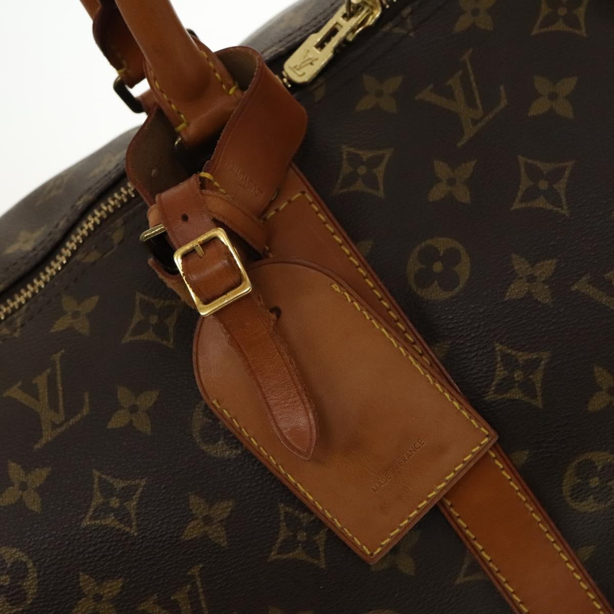 LOUIS VUITTON Monogram Keepall 55 Boston Bag M41424 LV Auth 140251