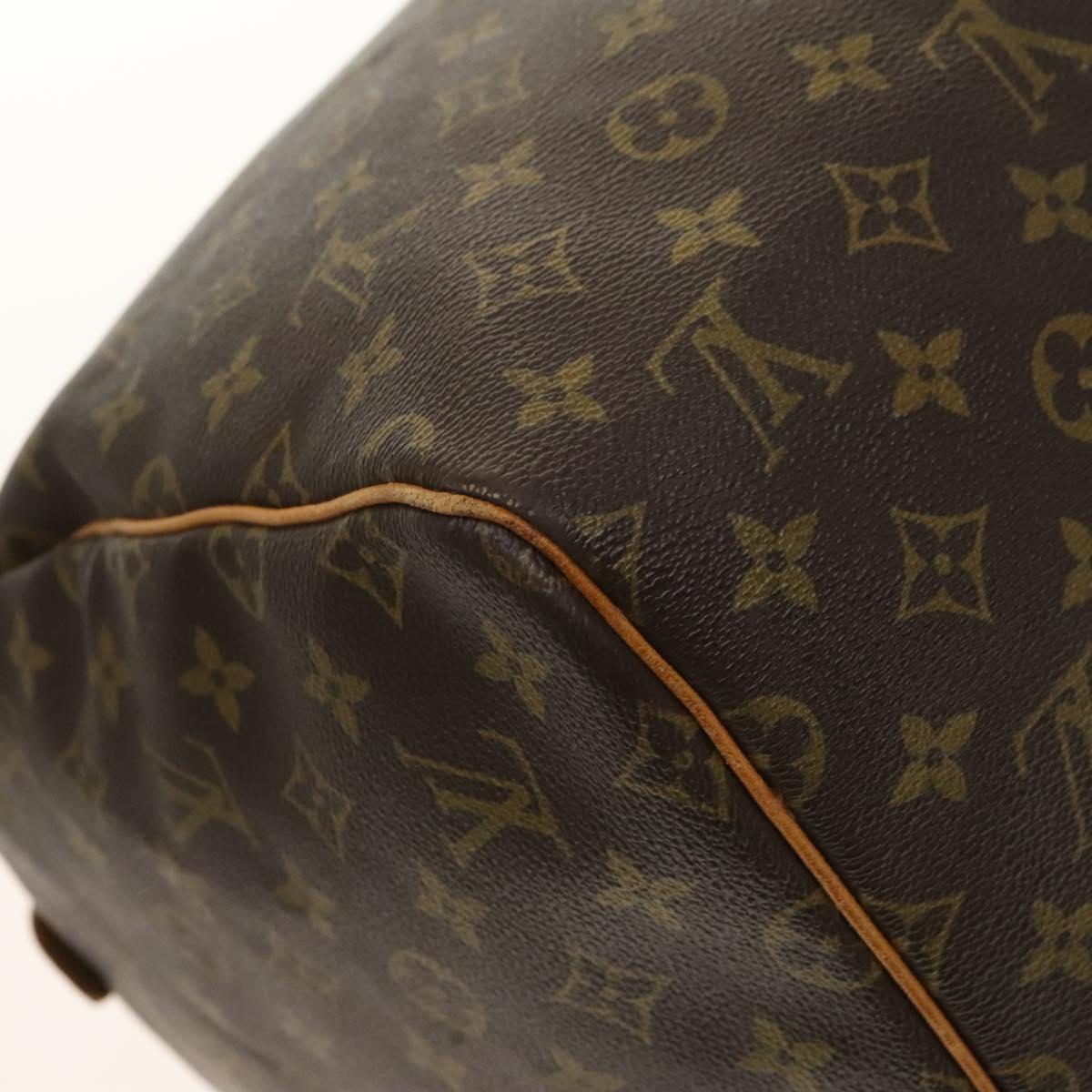 LOUIS VUITTON Monogram Keepall 55 Boston Bag M41424 LV Auth 140252