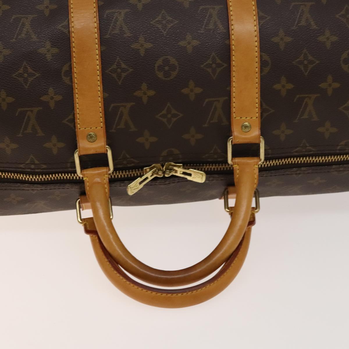 LOUIS VUITTON Monogram Keepall 50 Boston Bag M41426 LV Auth 140253