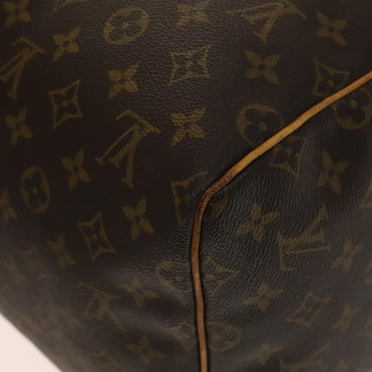 LOUIS VUITTON Monogram Keepall 55 Boston Bag M41424 LV Auth 140260