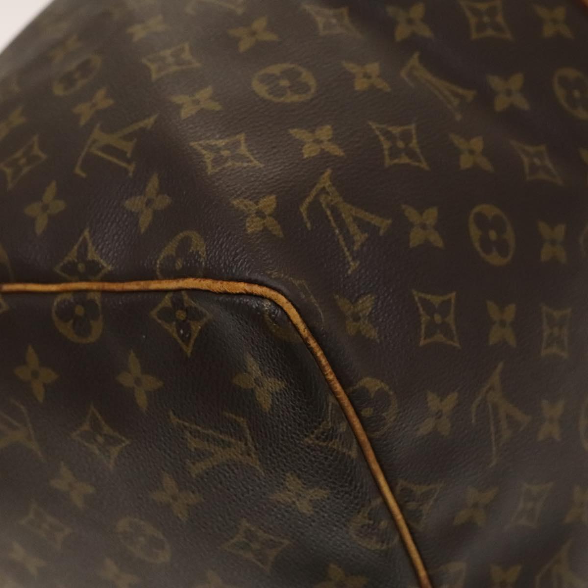 LOUIS VUITTON Monogram Keepall 55 Boston Bag M41424 LV Auth 140260