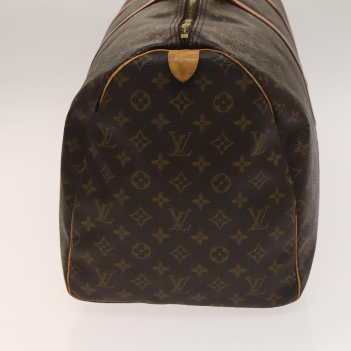 LOUIS VUITTON Monogram Keepall 55 Boston Bag M41424 LV Auth 140260