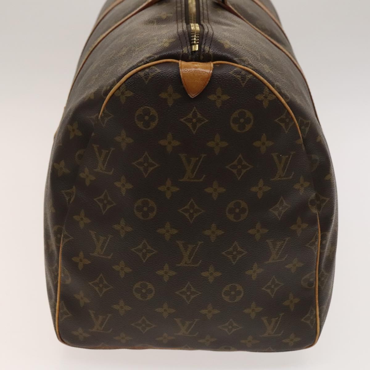 LOUIS VUITTON Monogram Keepall 55 Boston Bag M41424 LV Auth 140260