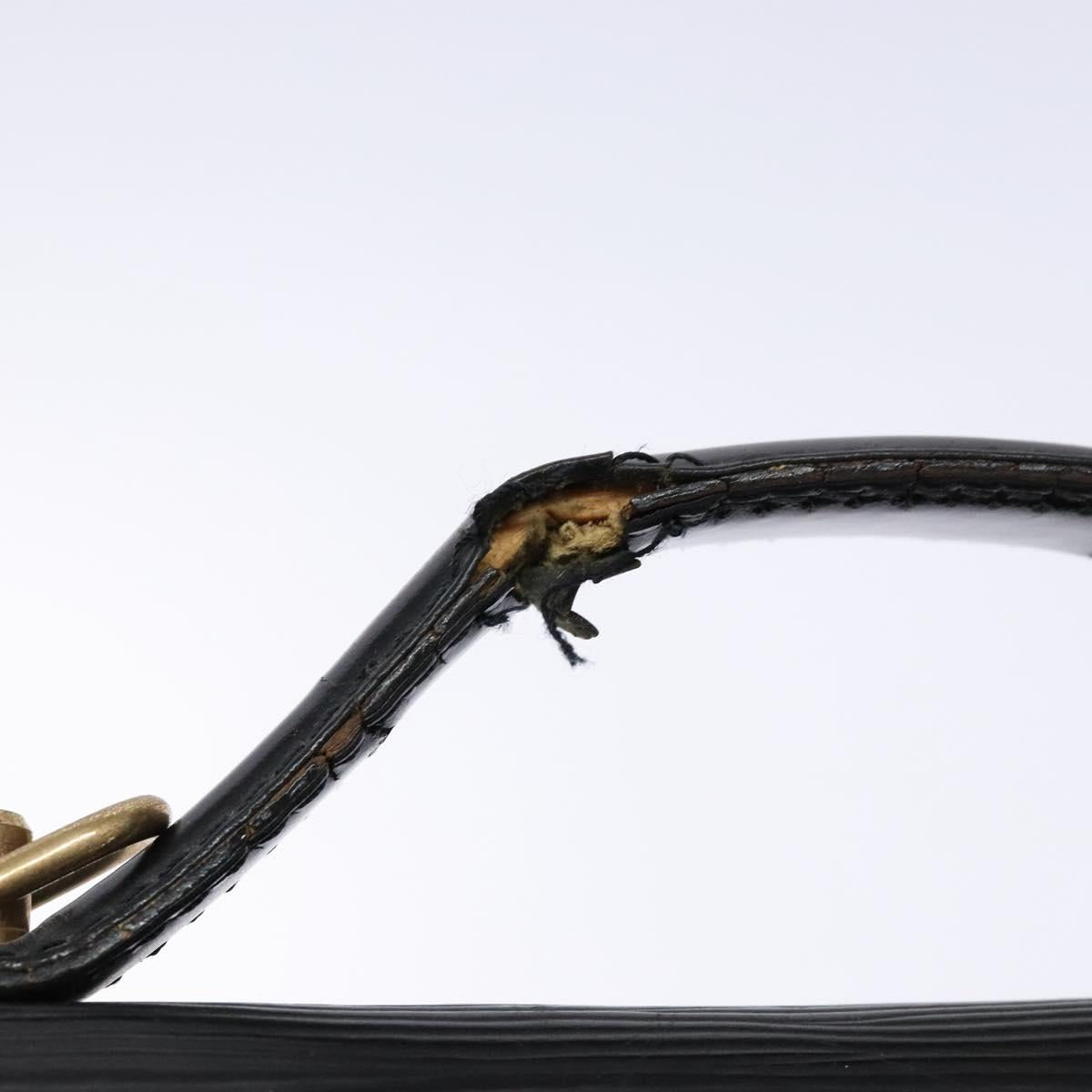 LOUIS VUITTON Epi Monceau 28 Hand Bag Black M52122 LV Auth 140261