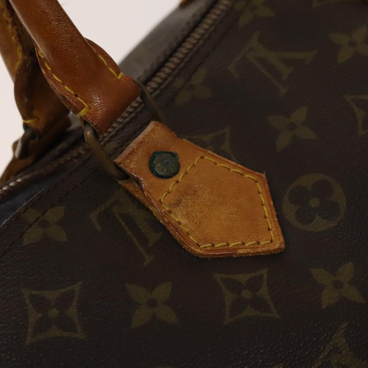 LOUIS VUITTON Monogram Speedy 40 Hand Bag M41522 LV Auth 140264