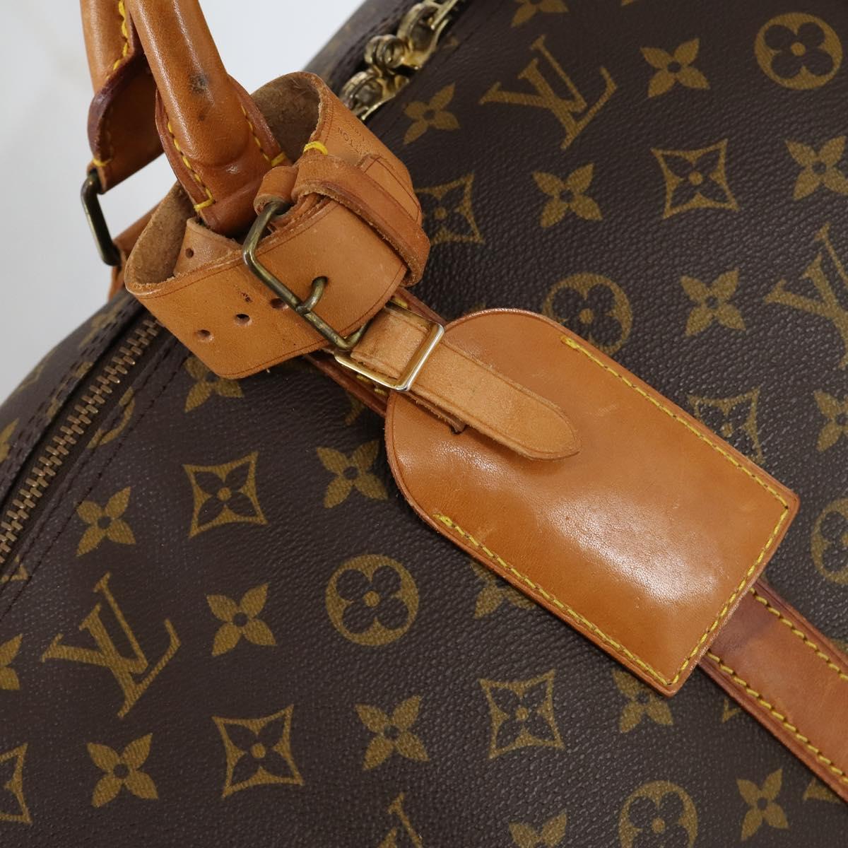 LOUIS VUITTON Monogram Keepall 60 Boston Bag M41422 LV Auth 140266